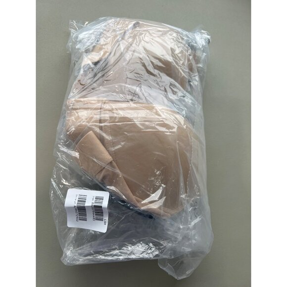 Rhonda Shear 2 Pk Molded Cup Bra with Wrap Back Size 2X Black Beige Lounge 653.3 - Picture 4 of 10